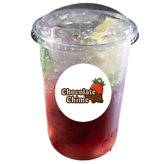 Dragon Fruit Blueberry Mojito